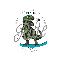 T-Rex Dinosaur Sticker by Portage and Main