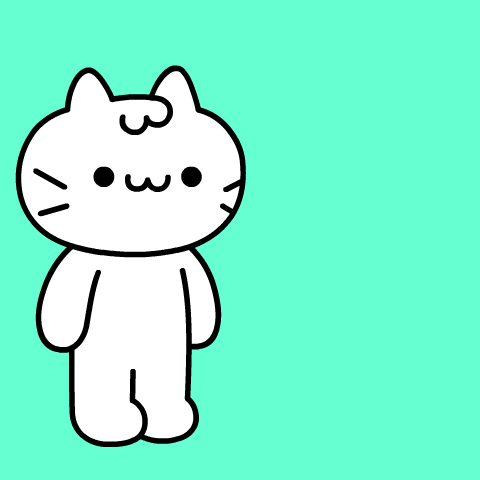 White Cat GIF by Mikitti