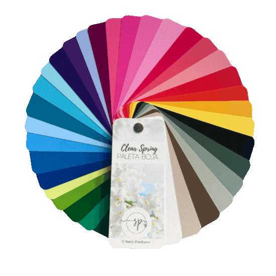 Color Palette Coloranalysis Sticker by Sanja Pandurov