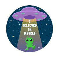 Sci Fi Love Sticker