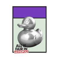 Duck Sticker by Monopoly