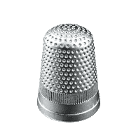 Thimble Sticker by Monopoly