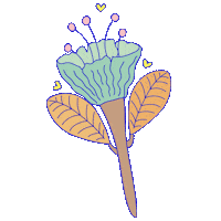 Flowers Love Sticker