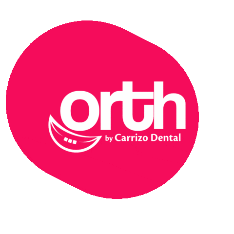 Logo Pink Sticker by Carrizo Dental