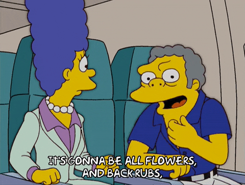 happy marge simpson GIF