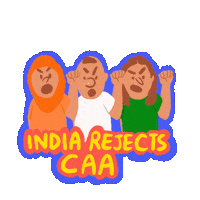 India Revolution Sticker by StudioKohl