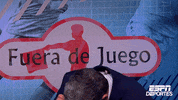 fuera de juego reactions GIF by ESPN Deportes