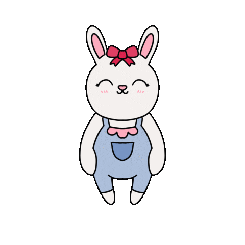 Bunny Rabbit Sticker by Demic
