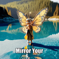 Reflection Mindfulness GIF by BuddhaFlyJourney