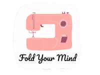 foldyourmind създадено с любов хендмейд създаденослюбов визия на деня Sticker