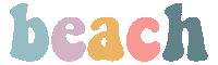 Beach Strand Sticker