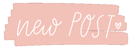 Pink New Post Sticker