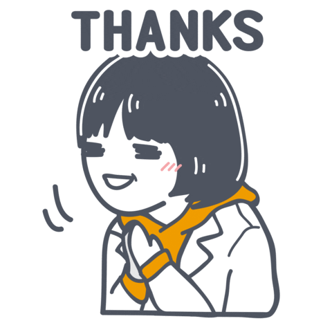 Thanks Sticker
