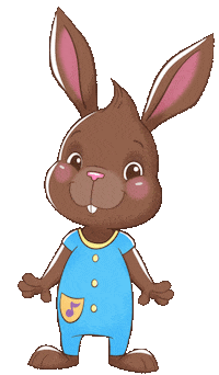 Bunny What Sticker by Canticos World