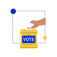 Vote Sticker by Meridian°