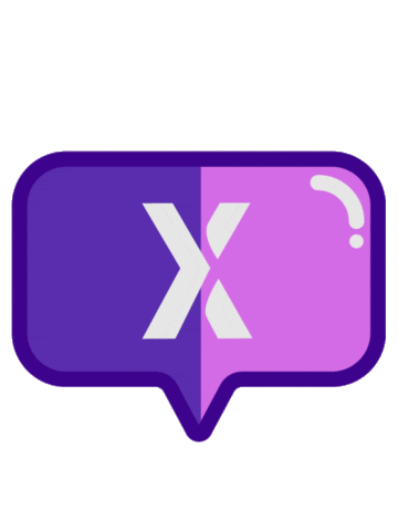 X Sticker by Thinkingbox