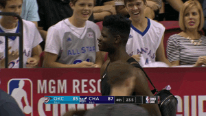 high five orlando magic GIF by NBA