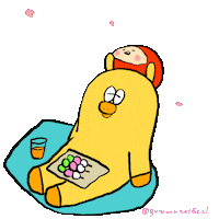 Cherry Blossoms Loop Sticker by Gunmaunofficial