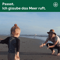 Beach Running GIF by AOK Niedersachsen