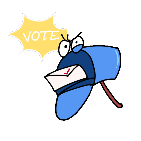 America Voting Sticker by BuzzFeed Animation