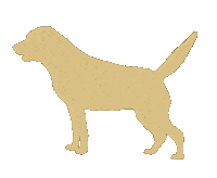 rogueartlab dog happy dog labrador retriever Sticker