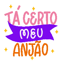 Anjo Tacerto Sticker by Rabisco de Letras