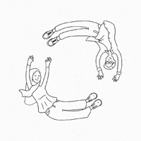 Watahhiru love couple floating zanadkahwin GIF