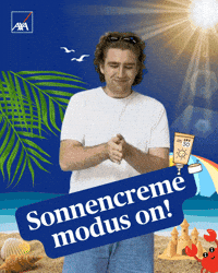 Happy Sun Protection GIF by AXA_Deutschland