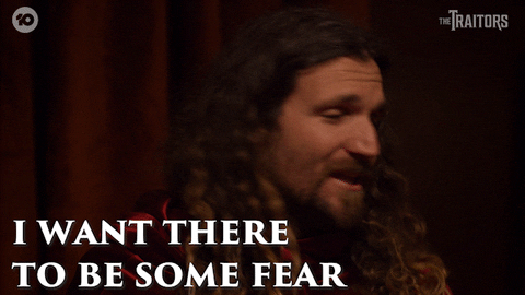 Scared Power GIF by The Traitors Australia