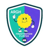 the_playful_den play playful badge frustration Sticker