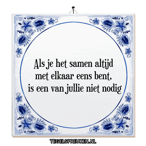 Humor Respect Sticker by Tegelspreuken.nl