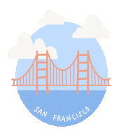 San Francisco California Sticker