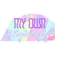 phiphioutfits phi phi phiphi phiphilosophy Sticker