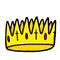 JoshPringle queen king crown pringle Sticker