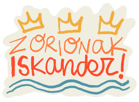 Triple Crown Swim Sticker by KOKOAK Eider Eibar