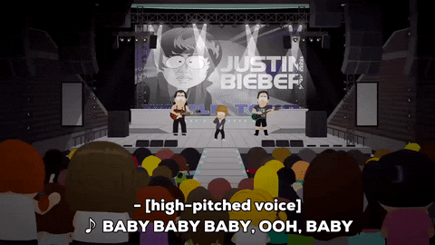 justin bieber concert GIF by South Park 