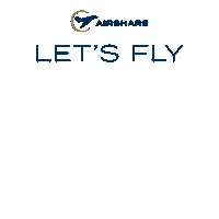FlyAirshare travel fly airplane airport Sticker