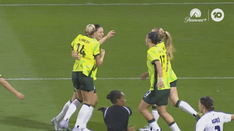 Emily Gielnik Celebration GIF by Football Australia