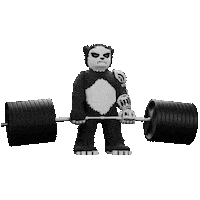 Workout Gym Sticker by Endangered Labs