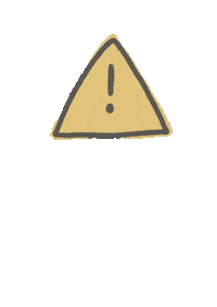 grisalida attention caution atencion peligro Sticker