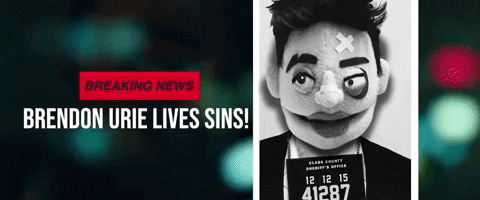 brendon urie puppet GIF by Panic! At The Disco