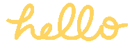 Hello Sticker