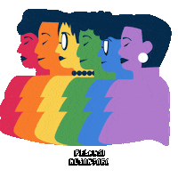 Love Is Love Gay Sticker by Pelangi Nusantara