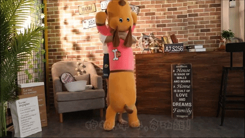 cute-gifts giphygifmaker dog pillow GIF