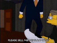 Begging Season 3 GIF by The Simpsons