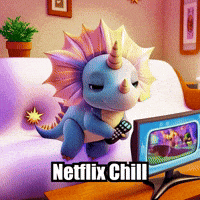 Weekend Bingewatching GIF by Divineasaur
