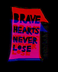 schiikaa hearts motivation winning brave GIF