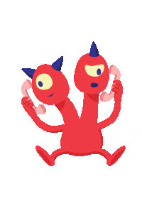 Phone Hello Sticker by InterBoosters