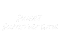 Summer Lettering Sticker