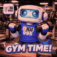Stay Fit Lifting Weights GIF by Digi 995